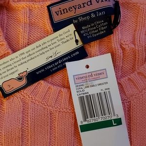 Vineyard Womens Large Pink Sweater by Shep&Ian